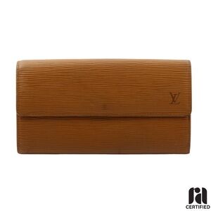 Louis Vuitton Sarah Wallet - Epi Leather Brown